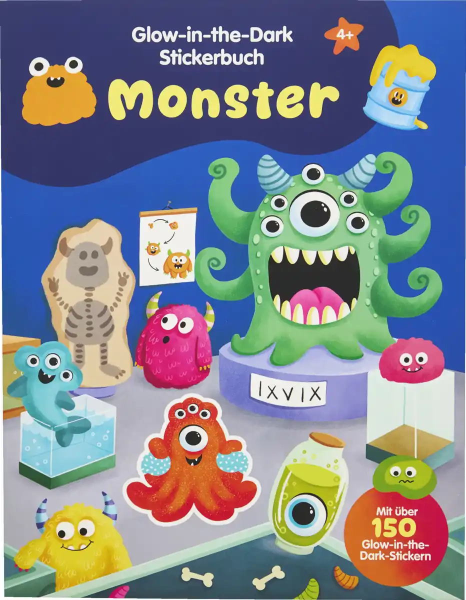 Bild 1 von Ullmann Medien Glow-in-the-Dark Stickerbuch Monster