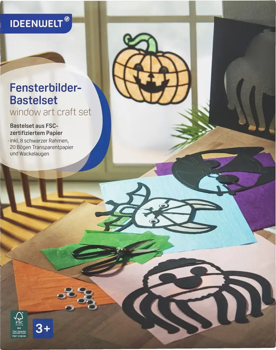 Bild 1 von IDEENWELT Fensterbilder-Bastelset Halloween