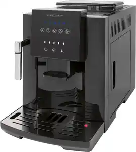 ProfiCook Kaffeevollautomat Edelstahl Schwarz