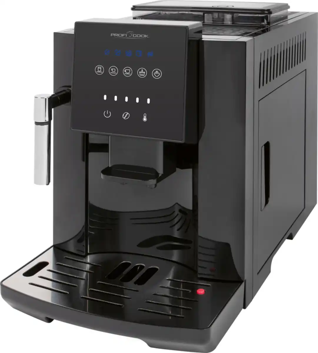 Bild 1 von ProfiCook Kaffeevollautomat Edelstahl Schwarz