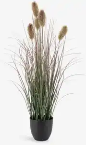 Kunstpflanze EDERFUGL H80 grün Gras
