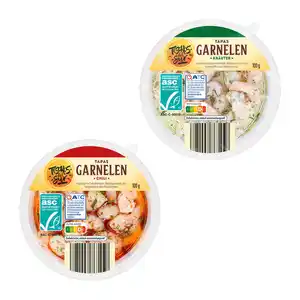 TESOROS DEL SUR Tapas-Garnelen