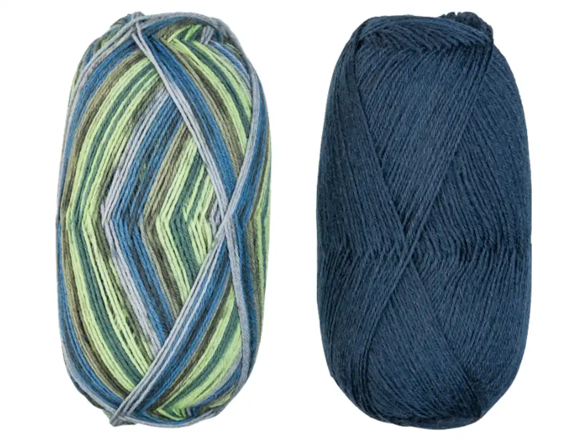 Bild 1 von CRELANDO® 4-fädige Sockenwolle „Anika“ / 6-fädige Sockenwolle „Verena" / Flausch-Sockengarn „Celina“