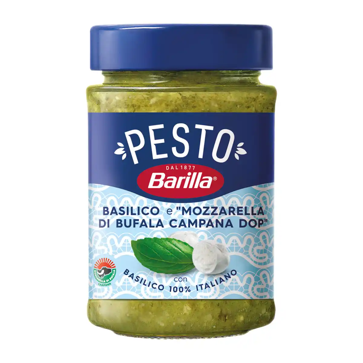 Bild 1 von BARILLA Pesto Basilico e Mozzarella du Bufala