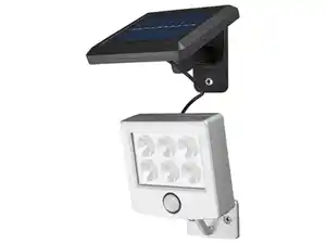 LIVARNO® LED-Solarstrahler, mit Bewegungsmelder