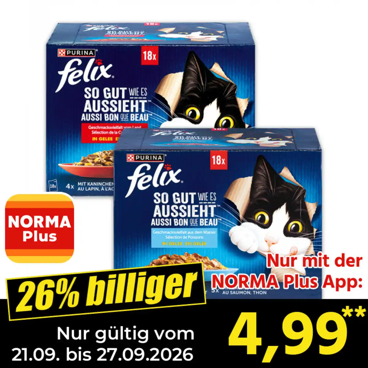 Bild 1 von Felix Katzennassnahrung