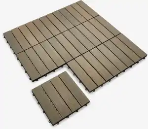 Terrassenfliese GRAVAND B30xL30 Kunstholz grau 9 Stk./Set