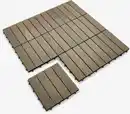 Bild 1 von Terrassenfliese GRAVAND B30xL30 Kunstholz grau 9 Stk./Set