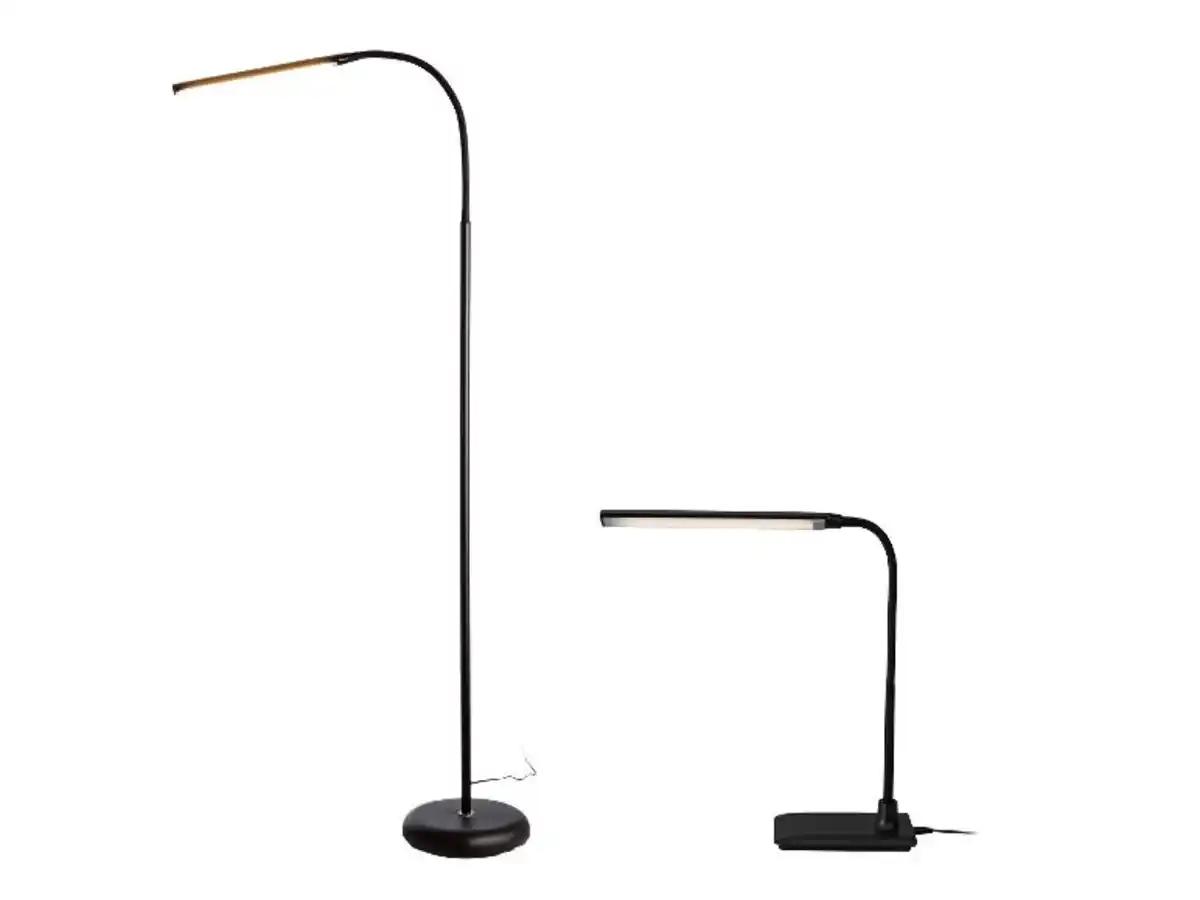 Bild 3 von LIVARNO® Flexible LED-Stehleuchte und Schreibtischleuchte im Set, dimmbar