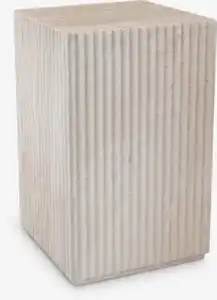 Sockel BYNKEFUGL B30xL30xH48 travertinfarben