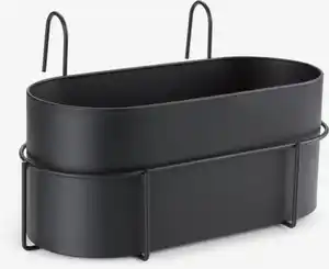 Balkonkasten UGLE B23xL37xH22 schwarz