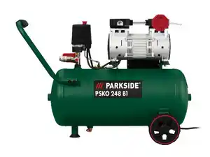 PARKSIDE® Silent-Kompressor »PSKO 248 B1«, 24 l Kesselvolumen
