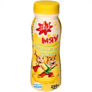 Milchmischerzeugnis "Mjau" mit Bananengeschmack, wärmebehand...