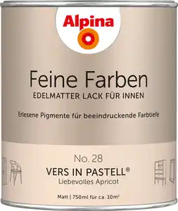 Alpina Feine Farben Lack No. 28 Vers in Pastell - apricot 750 ml