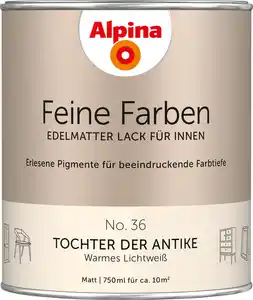 Alpina Feine Farben Lack No. 36 Tochter der Antike - lichtweiß 750 ml