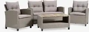 Lounge-set VEN 4 Pers. natur