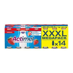 DANONE Actimel Erdbeere XXXL