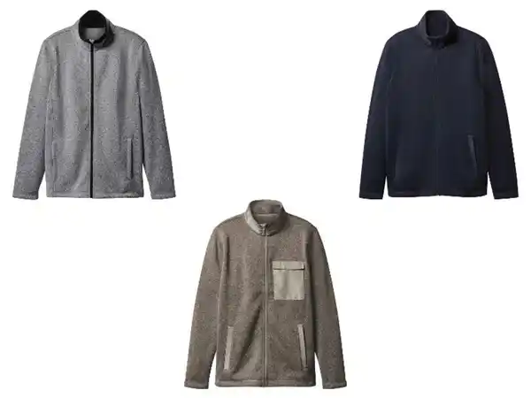 Bild 3 von ESMARA MEN Herren Strickfleece-Jacke