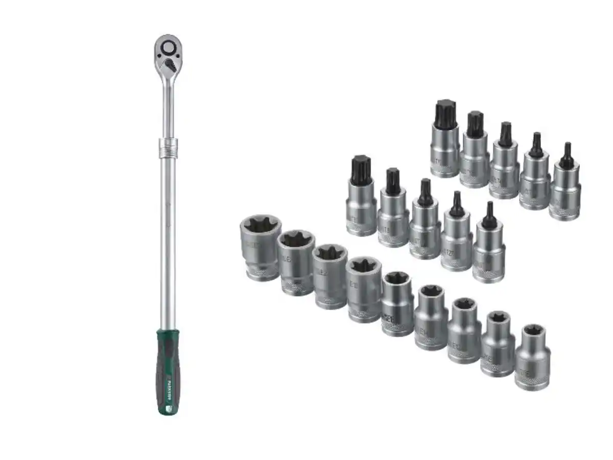 Bild 1 von PARKSIDE® Teleskopratsche / Steckschlüssel-Set