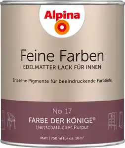 Alpina Feine Farben Lack No. 17 Farbe der Könige - purpur 750 ml