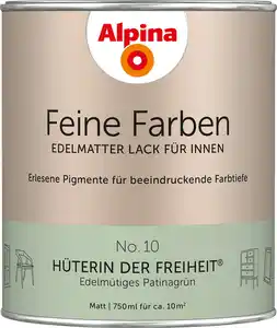 Alpina Feine Farben Lack No. 10 Hüterin der Freiheit - patinagrün 750 ml