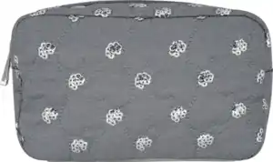 Soapland Kosmetiktasche grau Herzen & Pailetten, 1 St