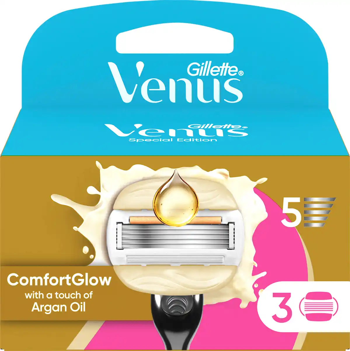 Bild 1 von Gillette Venus Rasierklingen, ComfortGlow, 3 St