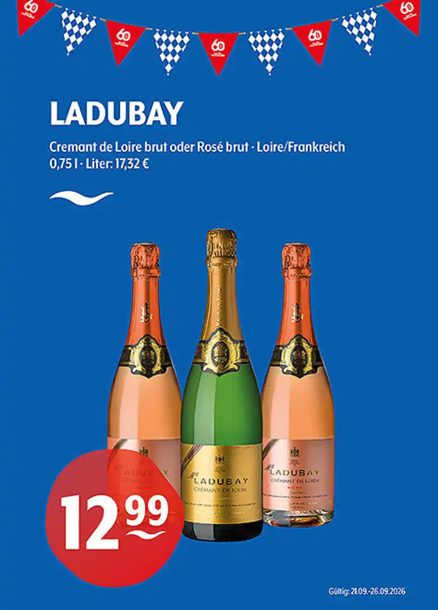Bild 1 von LADUBAY Cremant de Loire brut oder Rosé brutLoire/Frankreich