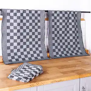 Casa Royale Jacquard-Geschirrtuch 2er-Set oder Frottiertuch 2er-Set