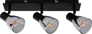 Primaster LED-Deckenlampe 3er Spot Miami E14 38 x 12,5 cm schwarz