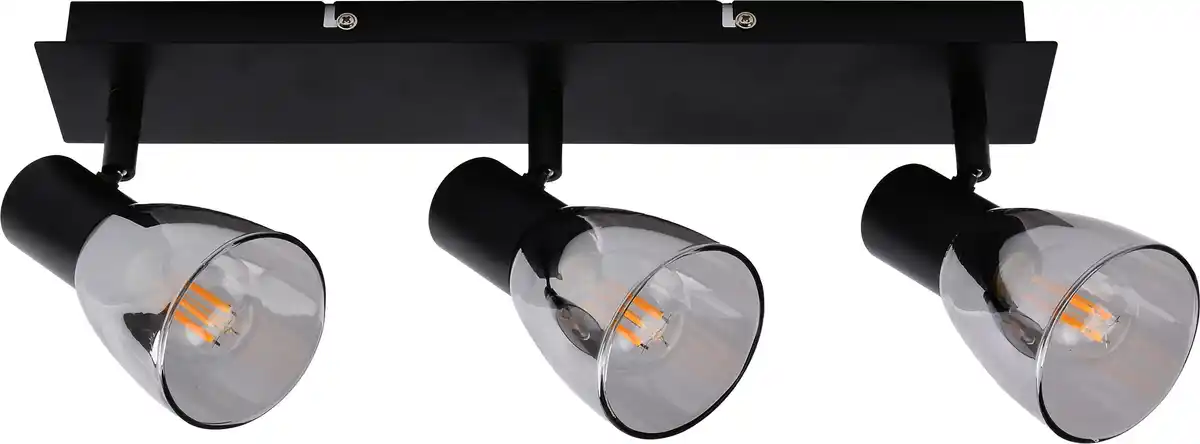 Bild 1 von Primaster LED-Deckenlampe 3er Spot Miami E14 38 x 12,5 cm schwarz