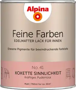 Alpina Feine Farben Lack No. 41 Kokette Sinnlichkeit - puderrosa 750 ml