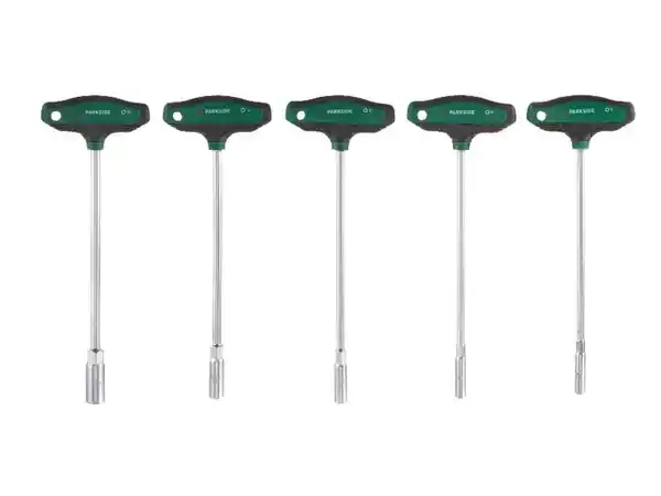 Bild 2 von PARKSIDE® Steckschlüssel-Set mit T-Griff, 5-tlg. / Schraubendreher-Satz lang, 9-tlg.