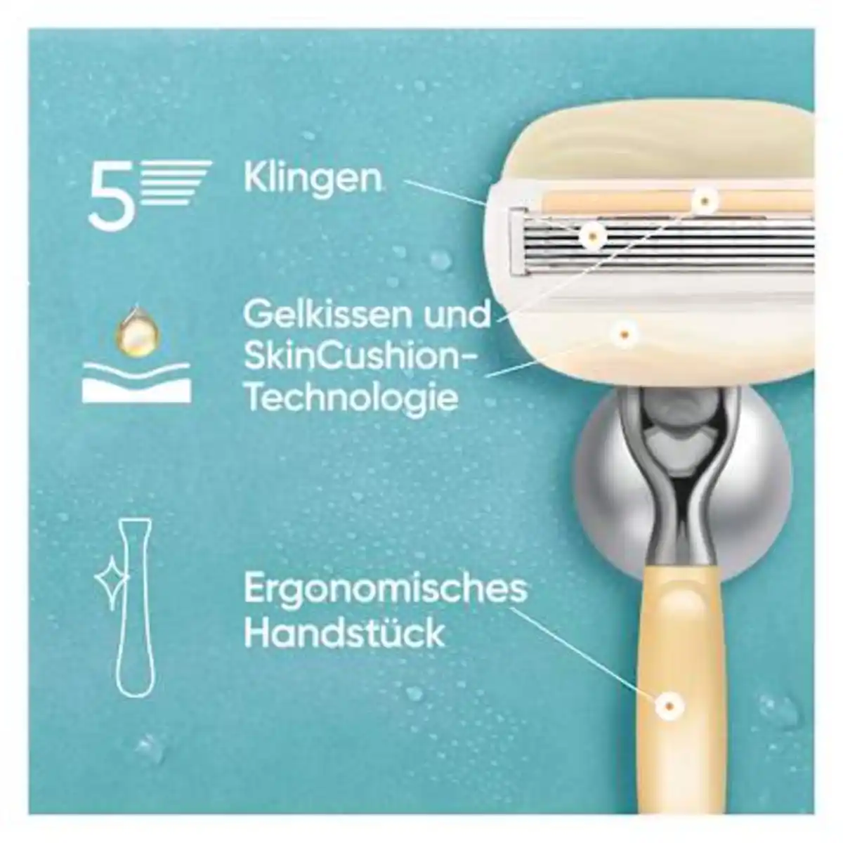 Bild 4 von Gillette Venus Rasierer, ComfortGlow, 1 St
