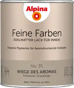 Alpina Feine Farben Lack No. 35 Wiege des Aromas - graubeige 750 ml