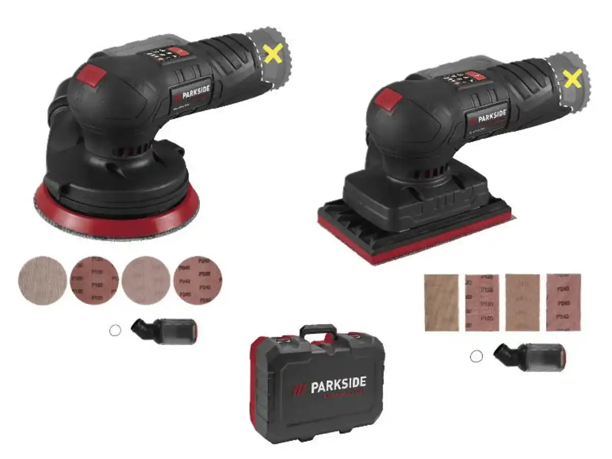 Bild 1 von PARKSIDE PERFORMANCE® 12 V Akku-Exzenterschleifer »PAESP 12-Li A2« / Akku-Schwingschleifer »PASSP 12-Li A2« ohne Akku – ohne Ladegerät
