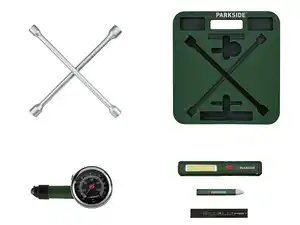 PARKSIDE® Radkreuz-Set »PRSK 6 B2« mit Kniekissen, 6-teilig