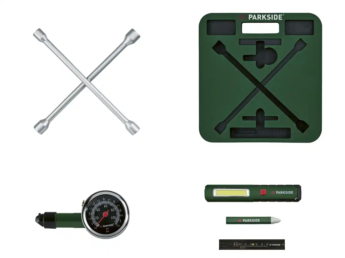 Bild 1 von PARKSIDE® Radkreuz-Set »PRSK 6 B2« mit Kniekissen, 6-teilig
