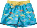 Bild 1 von PUSBLU Badehose mit Dino-Muster, blau, Gr. 122/128, 1 St