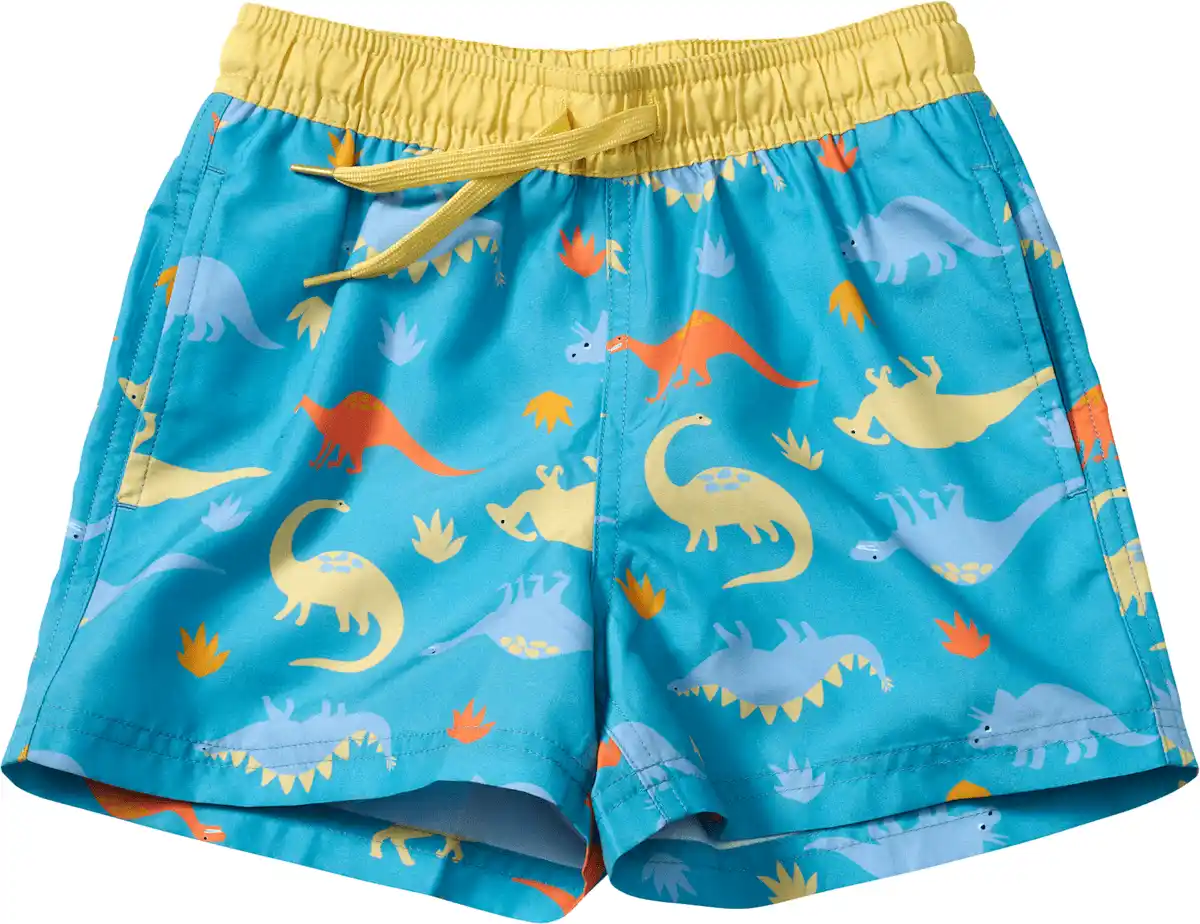 Bild 1 von PUSBLU Badehose mit Dino-Muster, blau, Gr. 122/128, 1 St
