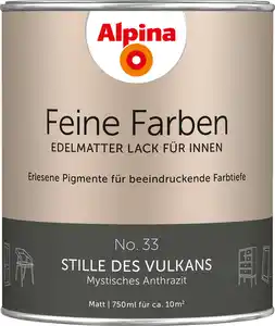 Alpina Feine Farben Lack No. 33 Stille des Vulkans - anthrazit 750 ml