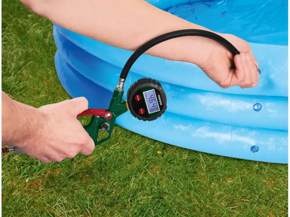 Bild 2 von PARKSIDE® Digitaler Reifenfüller »PDLD 10 C2«, inkl. Druckluft-Spiralschlauch 10 m""