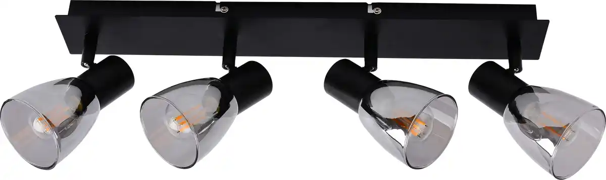 Bild 1 von Primaster LED-Deckenlampe 4er Spot Miami E14 48 x 12,5 cm schwarz
