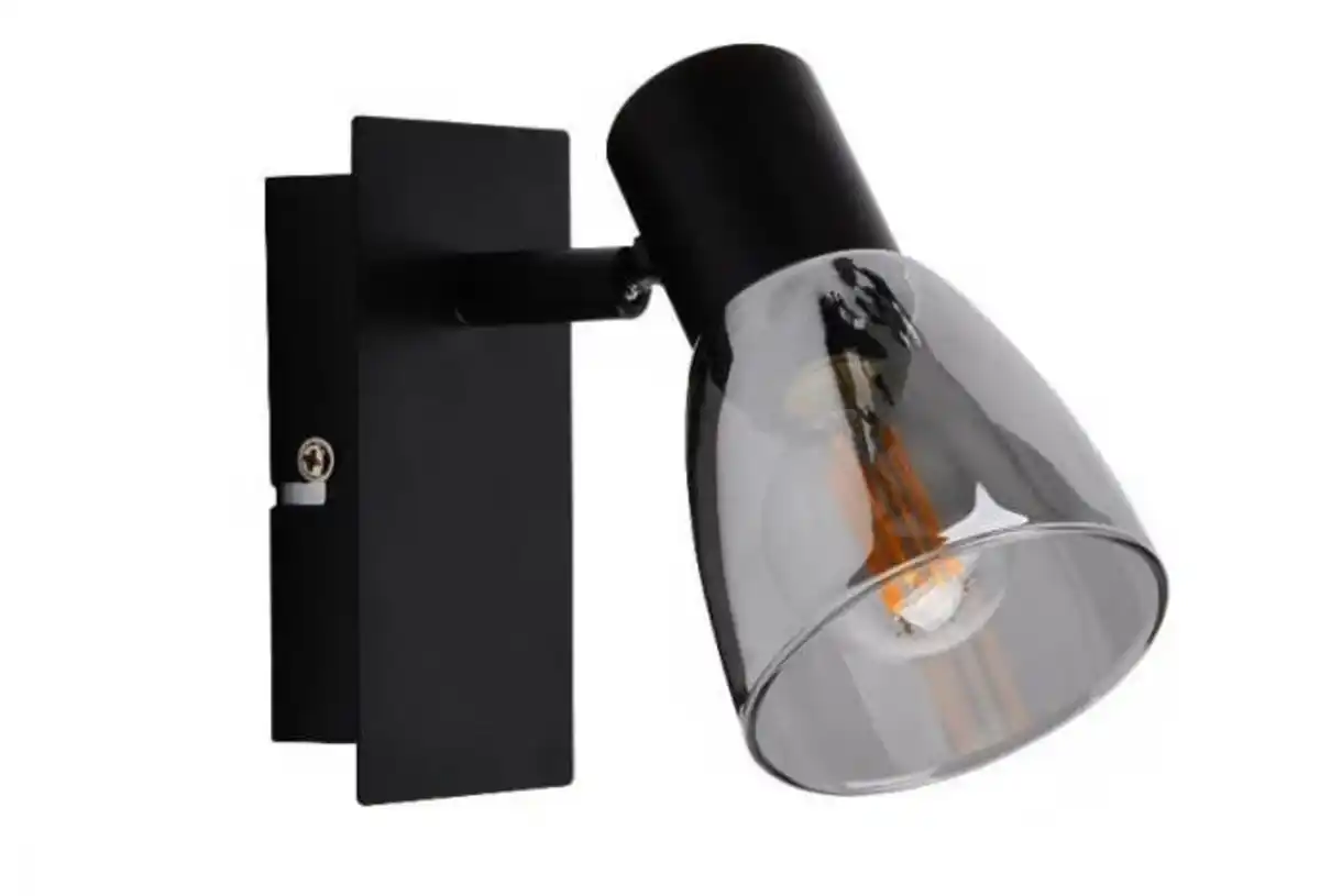 Bild 1 von Primaster LED-Wandlampe 1er Spot Miami E14 12 x 12,5 cm schwarz