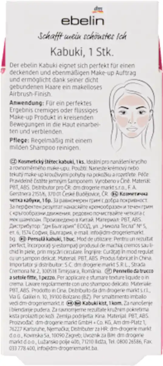 Bild 2 von ebelin Kabuki Pinsel In My Pink Era, 1 St