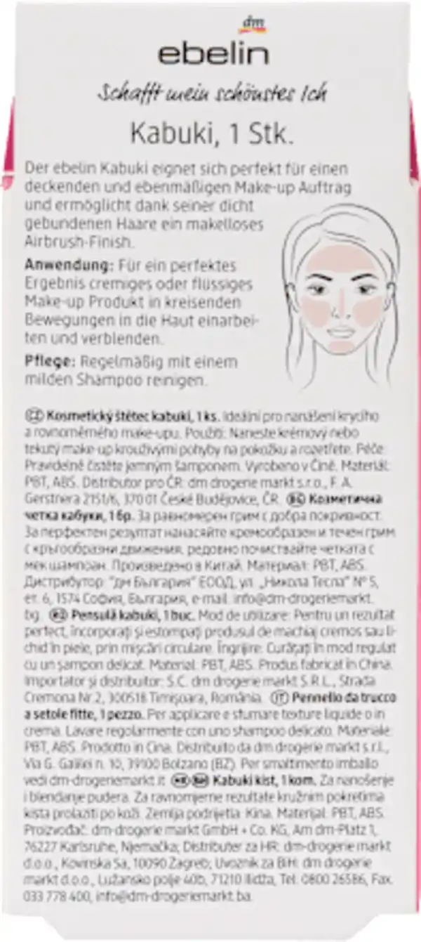 Bild 2 von ebelin Kabuki Pinsel In My Pink Era, 1 St