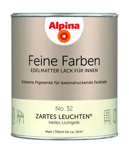Alpina Feine Farben Lack No. 32 Zartes Leuchten - lichtgelb 750 ml