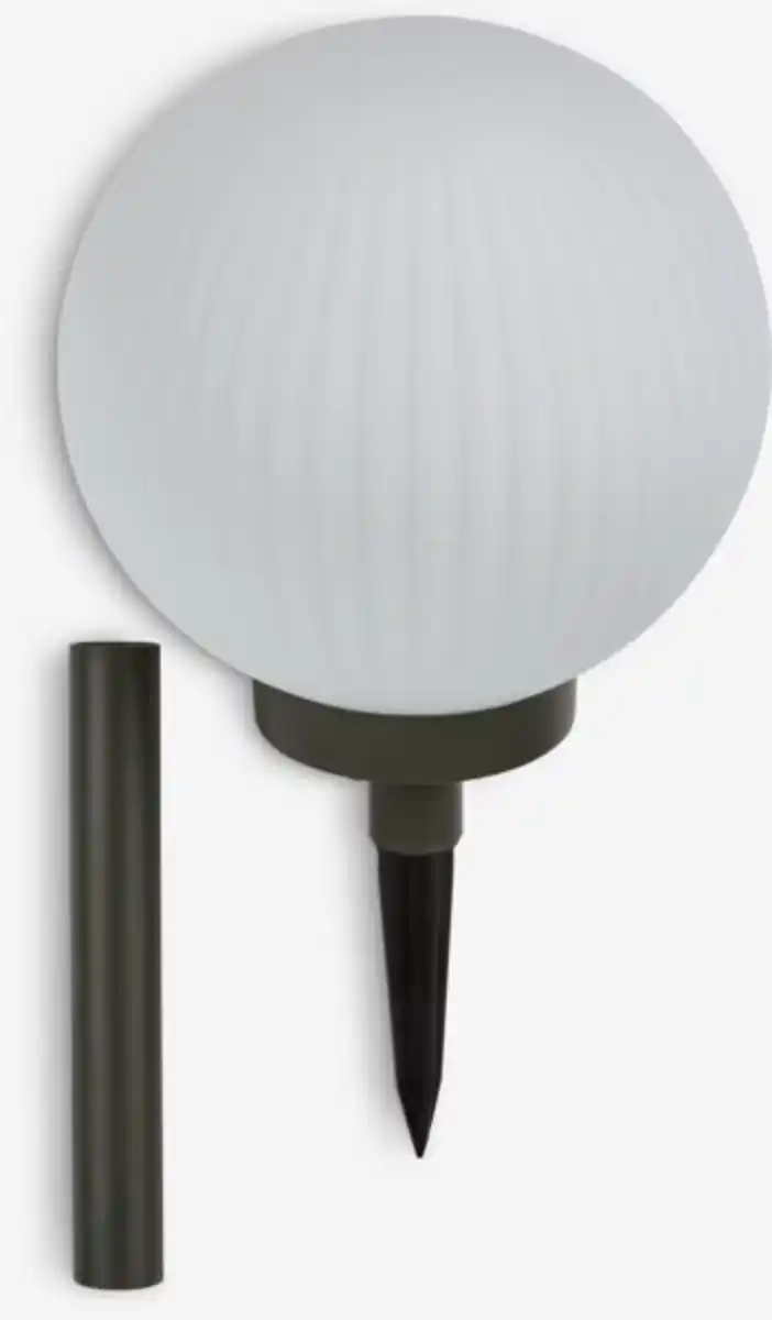 Bild 1 von Solarlampe HAUKUGLE Ø18xH46cm weiß