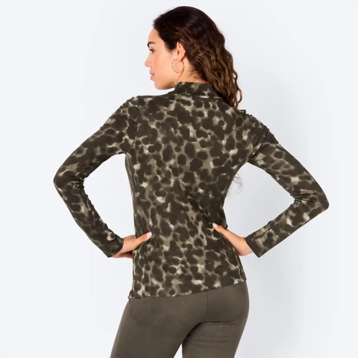 Bild 4 von Damen-Langarmshirt mit Stehkragen