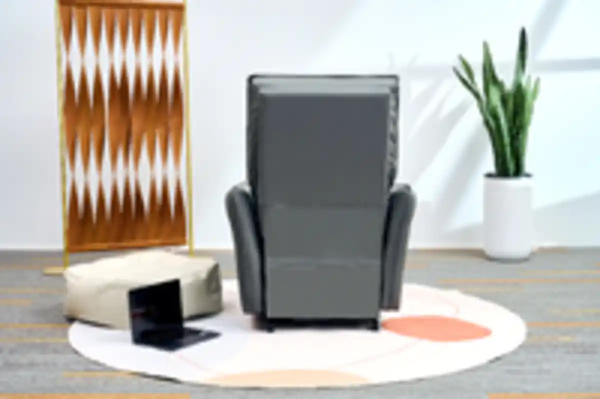 Bild 4 von Happy Home Elektrischer Schaukel- und Massagesessel mit Heizfunktion, Beinanhebung & Airbag - Grau